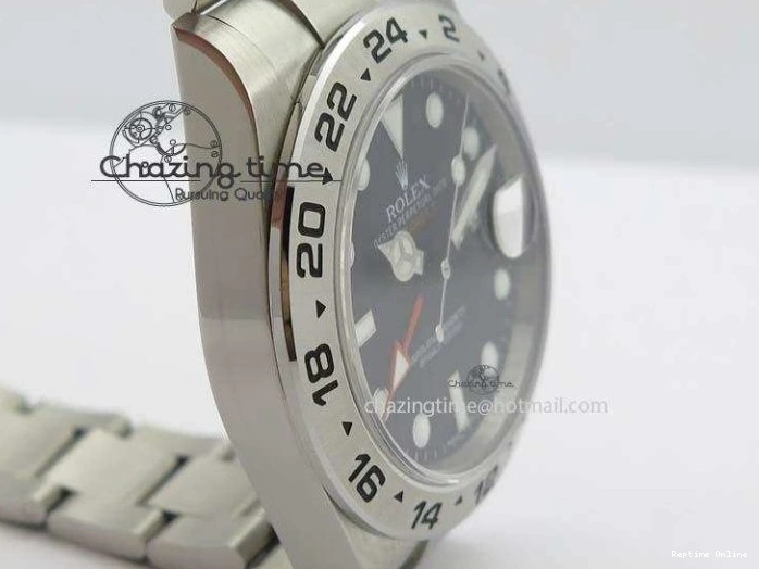 0206 Explorer II 42mm 216570 Bp-Maker Best Edition Black Dial On SS Bracelet A OnTrend 3778